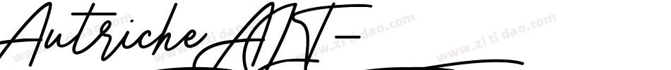 Autriche ALT字体转换